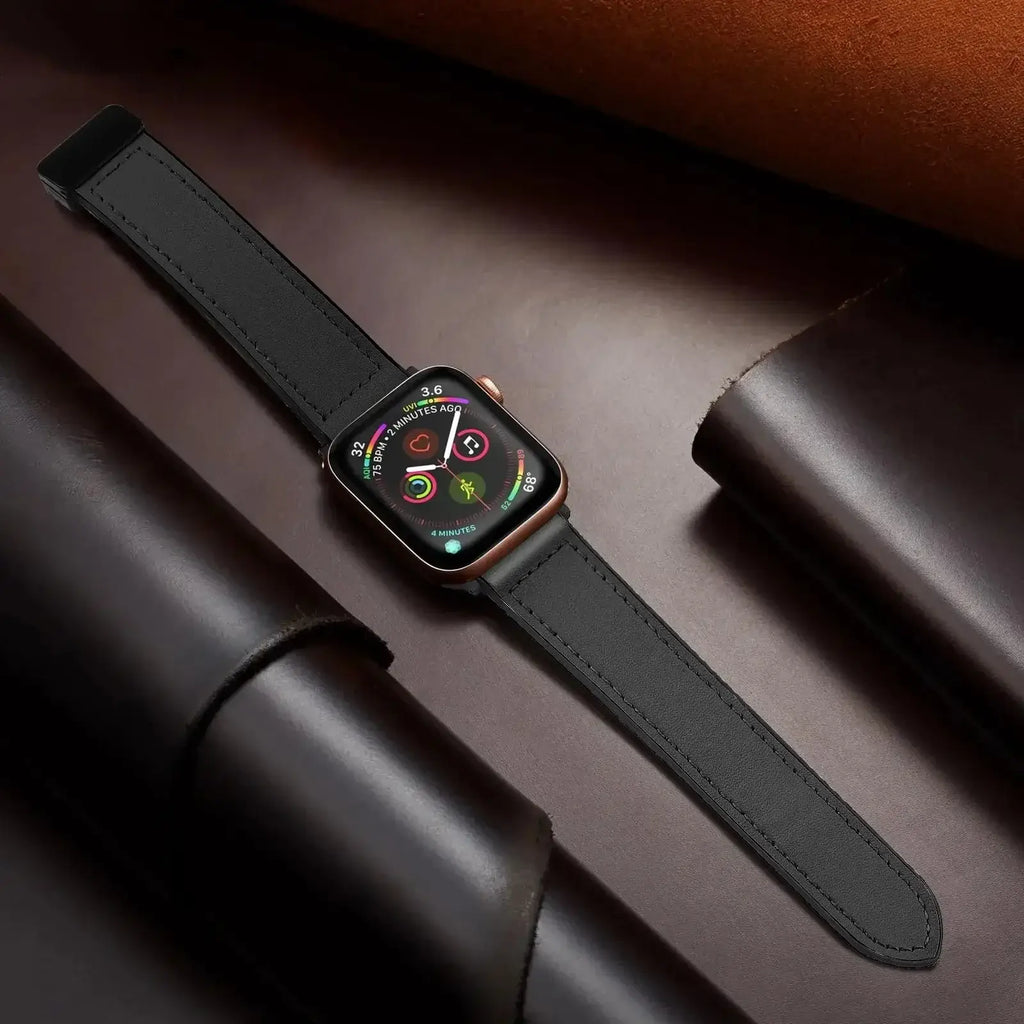 Apple Watch Genuine Leather Band - Stylish Magnetic Strap